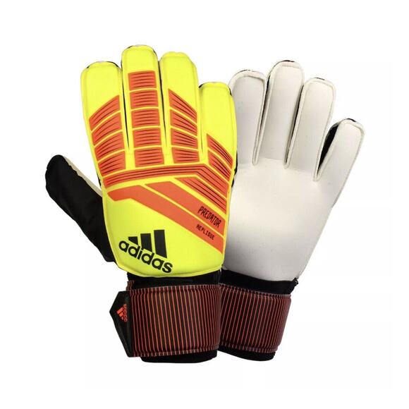 Adidas Goalkeeper Goalie Gloves Predator Replique Soccer CW5600 Mens Size 8 - Picture 3 of 12